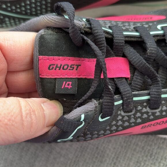 Brooks Shoes Ghost 14 Womens‎ Size 9 Black Running Sneakers - Picture 7 of 7